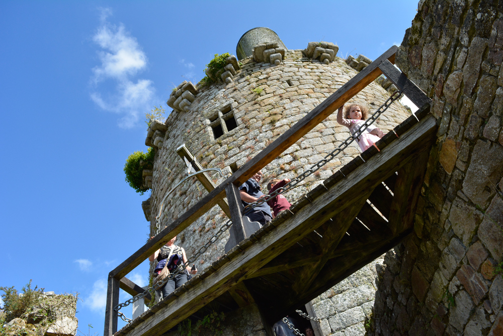 Visite du château de Tonquédec, Bretagne